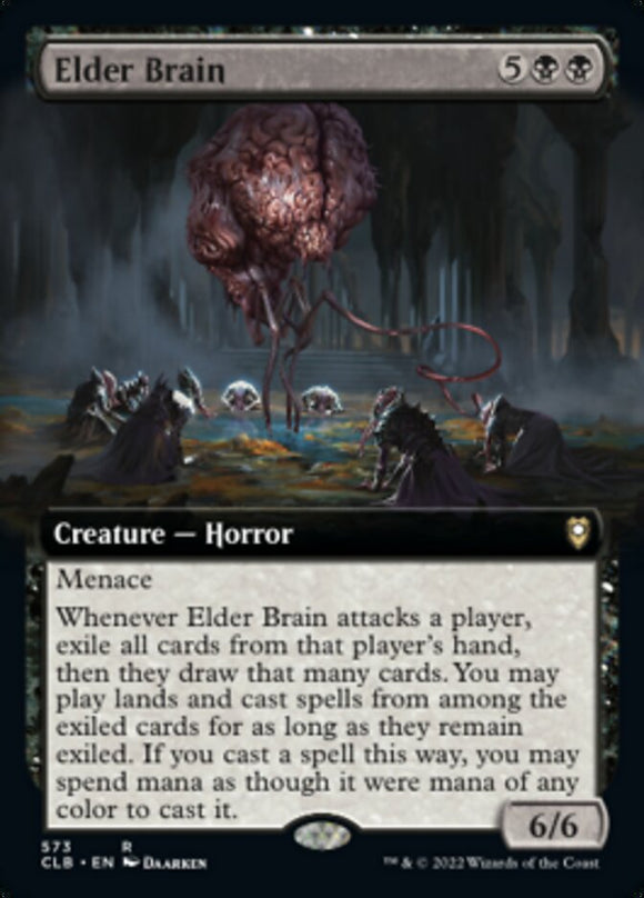 Cerebro anciano (ilustración ampliada) [Commander Legends: Battle for Baldur's Gate] 
