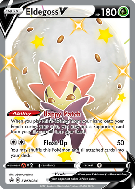 Eldegoss V (SWSH084) [Promociones de Sword &amp; Shield: Black Star] 