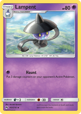 Lampent (102/214) [Sol y Luna: Trueno Perdido] 
