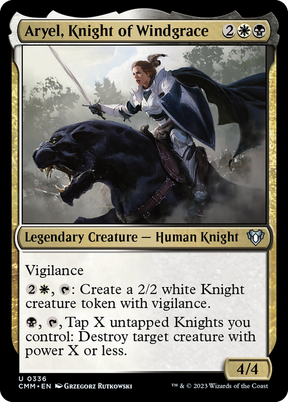 Aryel, Caballero de Windgrace [Comandante Masters] 