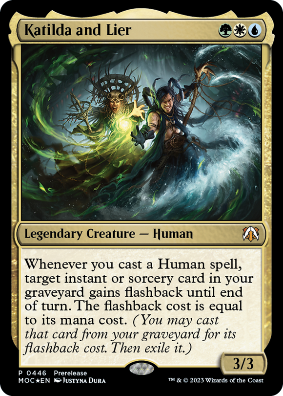 Katilda y Lier [Promociones de prelanzamiento de March of the Machine Commander] 