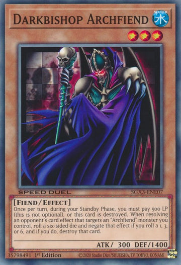 Archidemonio del Obispo Oscuro [SGX3-ENE07] Común 