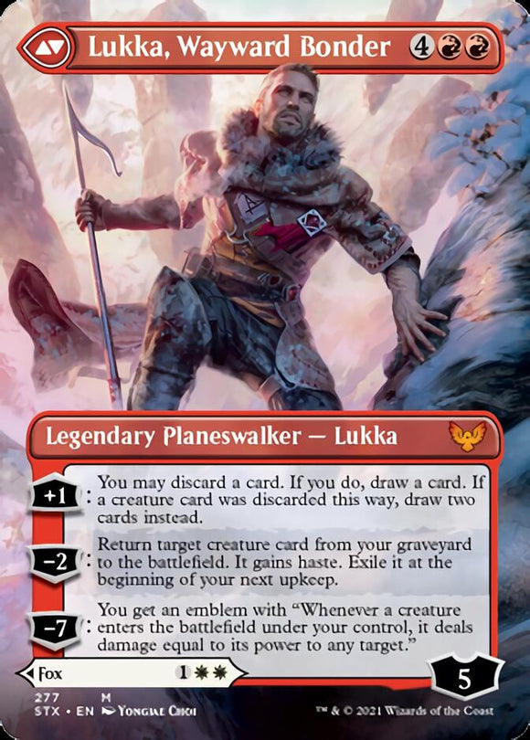 Mila, compañera astuta // Lukka, vínculo rebelde (sin fronteras) [Strixhaven: Escuela de magos] 