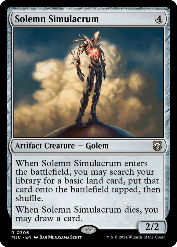 Simulacro solemne [Comandante de Modern Horizons 3] 