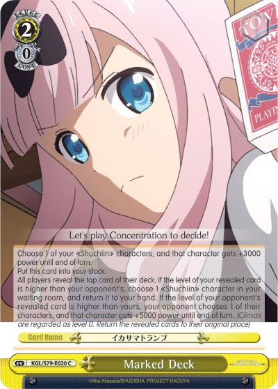 Baraja marcada (KGL/S79-E020 C) [Kaguya-sama: Love is War] 