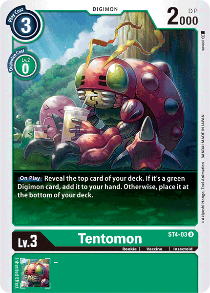 Tentomon [ST4-03] [Cubierta inicial: Giga Green] 