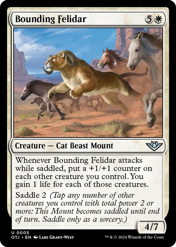 Felidar saltador [Forajidos de Thunder Junction] 