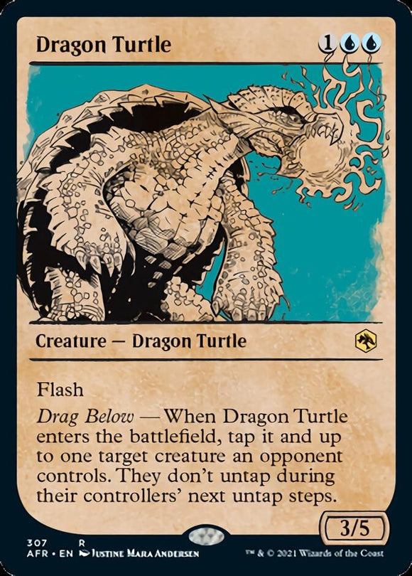 Tortuga dragón (escaparate) [Dungeons &amp; Dragons: Aventuras en los Reinos Olvidados] 