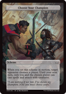 Choose Your Champion (Full Art) [Duskmourn: Archenemy]-1