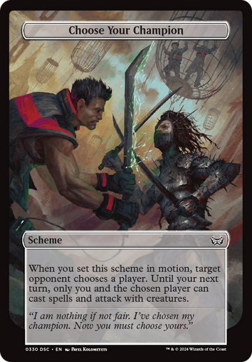 Choose Your Champion (Full Art) [Duskmourn: Archenemy] - 0