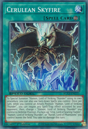 Fuego celeste cerúleo [SGX3-ENG11] Común 