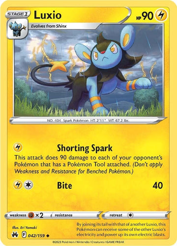 Luxio (042/159) (42) [Espada y escudo: Corona Zenith] 