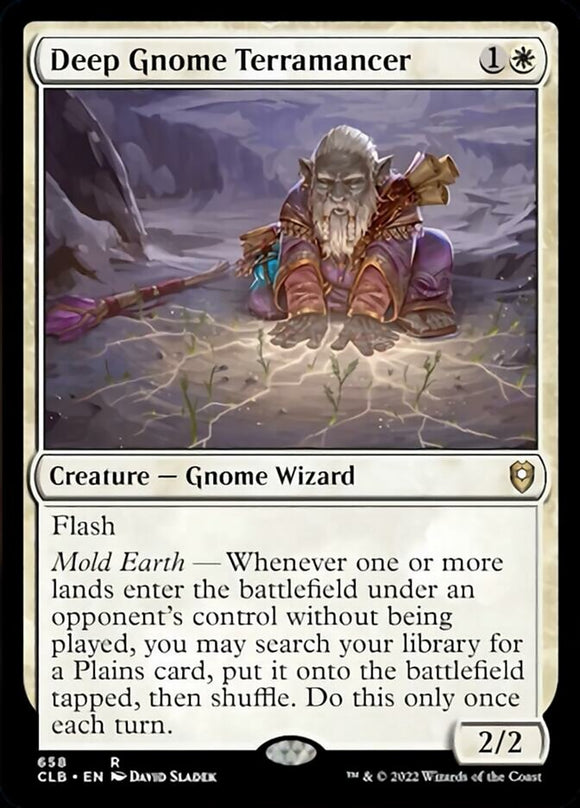 Gnomo terramante de las profundidades [Commander Legends: Battle for Baldur's Gate] 