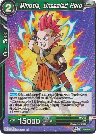 Minotia, héroe revelado (DB3-068) [Fuerza gigante] 
