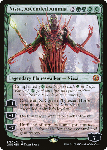 Nissa, Animista Ascendida [Phyrexia: Todos Seremos Uno] 