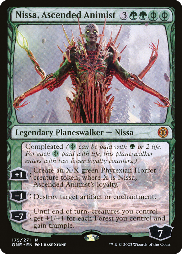 Nissa, Animista Ascendida [Phyrexia: Todos Seremos Uno] 