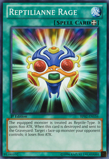 Reptilianne Rage [BP02-EN156] Mosaico Raro 