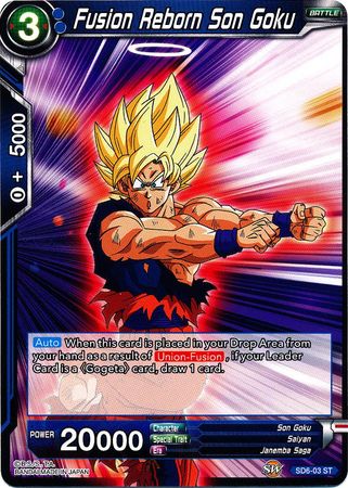 Fusion Reborn Son Goku (Baraja de inicio - Resurrected Fusion) (SD6-03) [Miraculous Revival] 