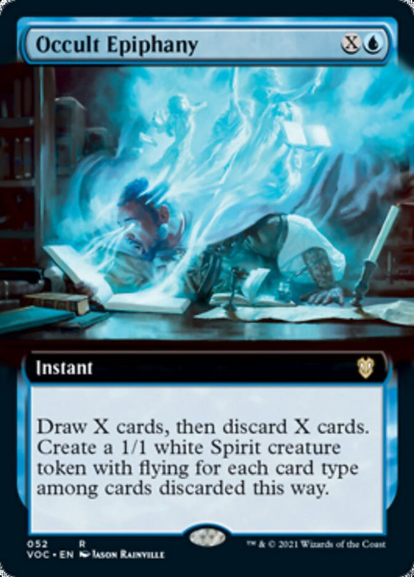 Epifanía oculta (ilustración ampliada) [Innistrad: Crimson Vow Commander] 