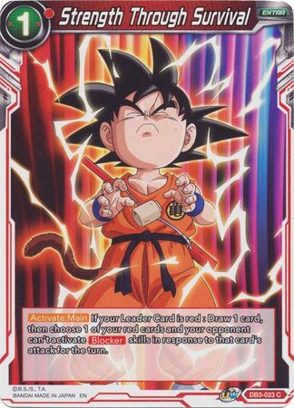 La fuerza a través de la supervivencia (DB3-023) [Fuerza gigante] 