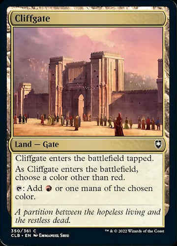 Puerta del acantilado [Commander Legends: Batalla por Baldur's Gate] 