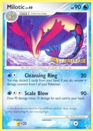 Milotic (70/147) (Promoción de prelanzamiento) [Nintendo: Black Star Promos] 