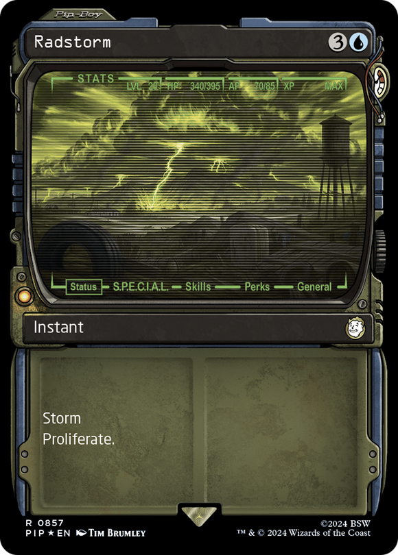 Tormenta radiactiva (Escaparate) (Reflectante de oleada) [Fallout] 