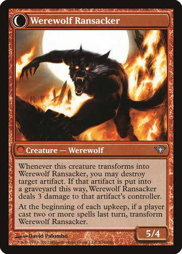 Afflicted Deserter // Werewolf Ransacker [Dark Ascension] - 0