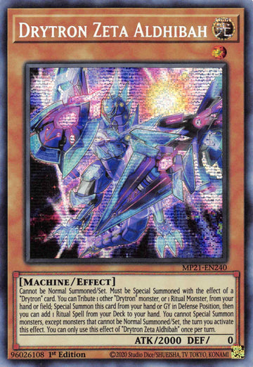 Drytron Zeta Aldhibah [MP21-EN240] Prismático Secreto Raro 