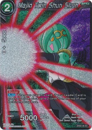 Majin Twin Shun Shun (Reflectante) (EX02-06) [Villanos del Demonio Oscuro] 