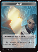 Shard // Treasure Double-Sided Token [Duskmourn: House of Horror Tokens]-1