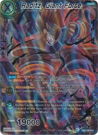 Raditz, Fuerza Gigante (DB3-136) [Fuerza Gigante] 