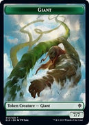 Giant // Food (16) Double-Sided Token [Throne of Eldraine Tokens]-1