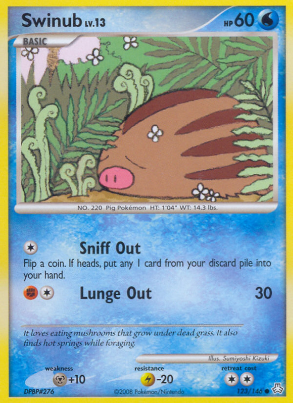 Swinub (123/146) [Diamante y Perla: Leyendas despertadas] 