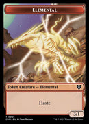 Pista // Elemental (0025) Ficha de doble cara [Fichas de Commander Masters] -2