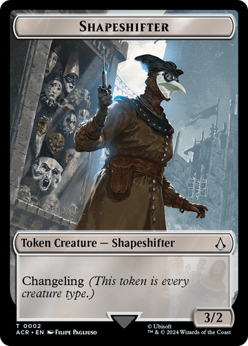 Assassin // Shapeshifter Double-Sided Token [Assassin's Creed Tokens] - 0