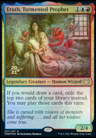 Eruth, profeta atormentado [Promociones de prelanzamiento de Innistrad: Crimson Vow] 