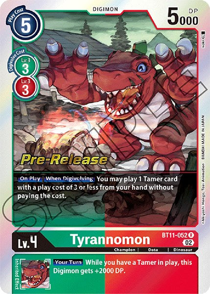 Tyrannomon [BT11-052] [Promociones previas al lanzamiento de la fase dimensional] 