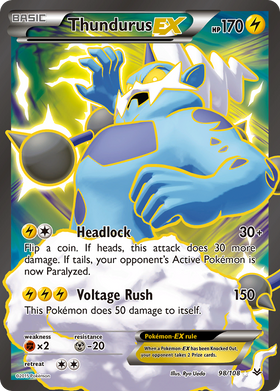 Thundurus EX (98/108) [XY: Cielos rugientes] 