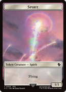 Spirit // Hero (0002) Double-Sided Token [FINAL FANTASY Commander Tokens]-1