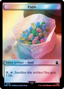 Dalek // Food (0057) Double-Sided Token (Surge Foil) [Doctor Who Tokens]-2