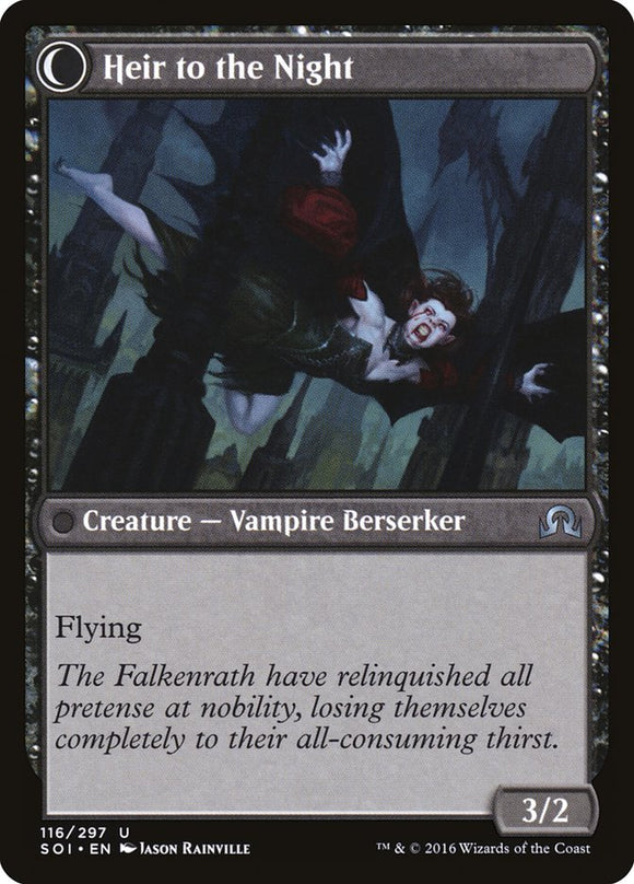 Heredero de Falkenrath // Heredero de la Noche [Sombras sobre Innistrad] 