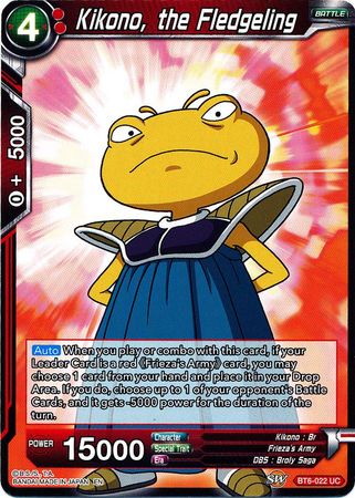 Kikono, el novato (BT6-022) [Reyes Destructores] 