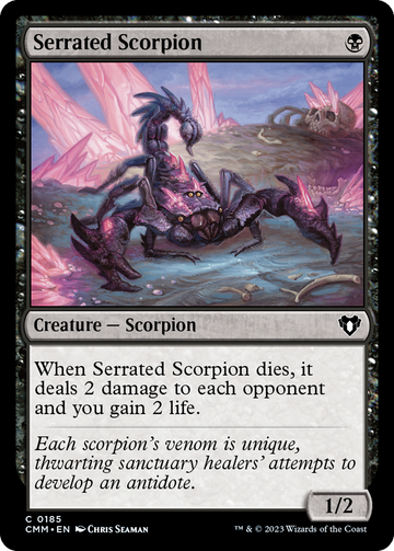 Escorpión dentado [Commander Masters] 