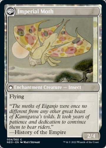 Befriending the Moths // Imperial Moth [Kamigawa: Neon Dynasty] - 0