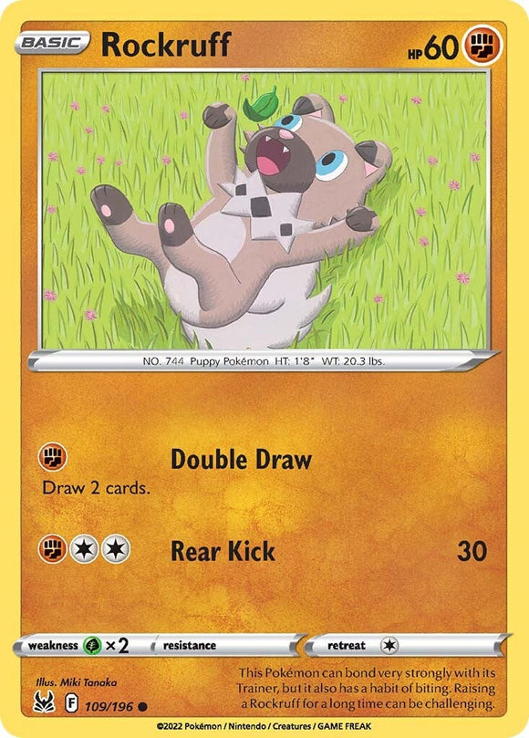 Rockruff (109/196) [Espada y escudo: origen perdido] 