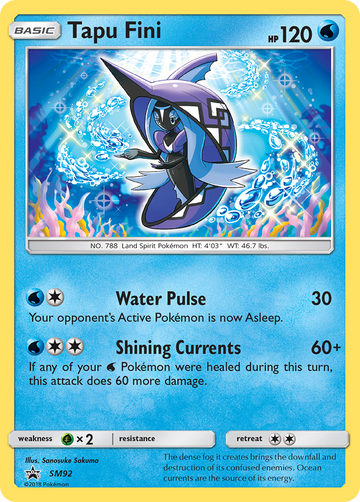 Tapu Fini (SM92) [Sol y Luna: promociones de Black Star] 