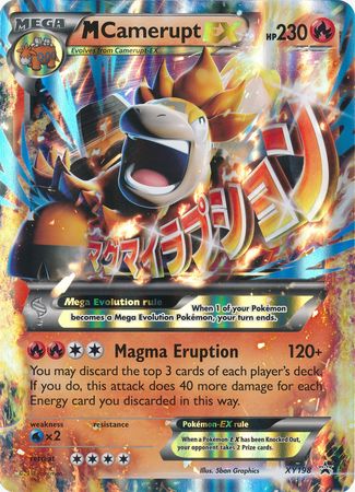 M Camerupt EX (XY198) (Tarjeta gigante) [XY: Black Star Promos] 
