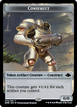 Zombie // Construct Double-Sided Token [Dominaria Remastered Tokens] - 0