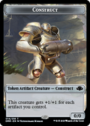 Goblin // Construct Double-Sided Token [Dominaria Remastered Tokens]-2